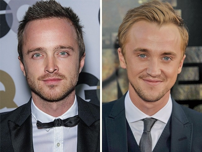 Aaron Paul ir Tom Felton