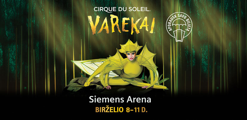 Elitinis pasaulio šou Cirque du Soleil – Varekai