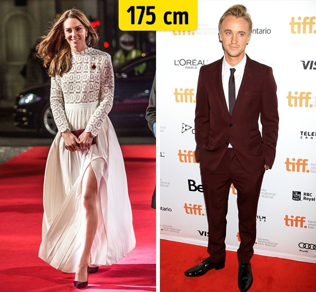 Kate Middleton ir Tom Felton