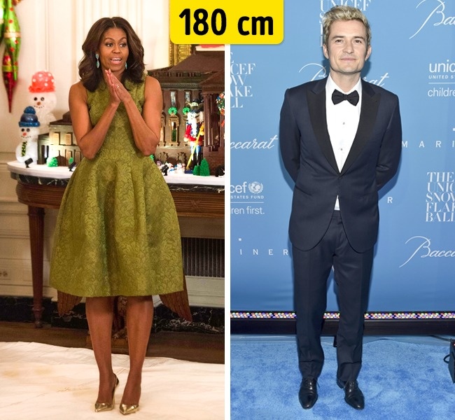 Michelle Obama ir Orlando Bloom