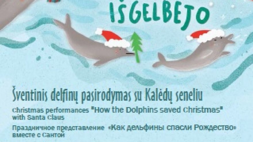 Šventiniai renginiai &#8220;Kaip delfinai Kalėdas išgelbėjo&#8221;