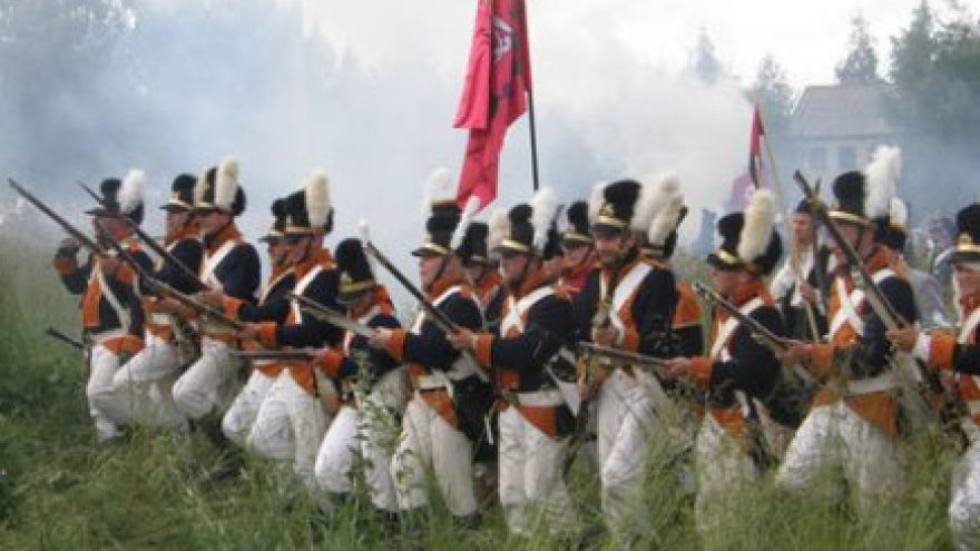 1812m. Napoleono armijos atsitraukimo inscenizacija