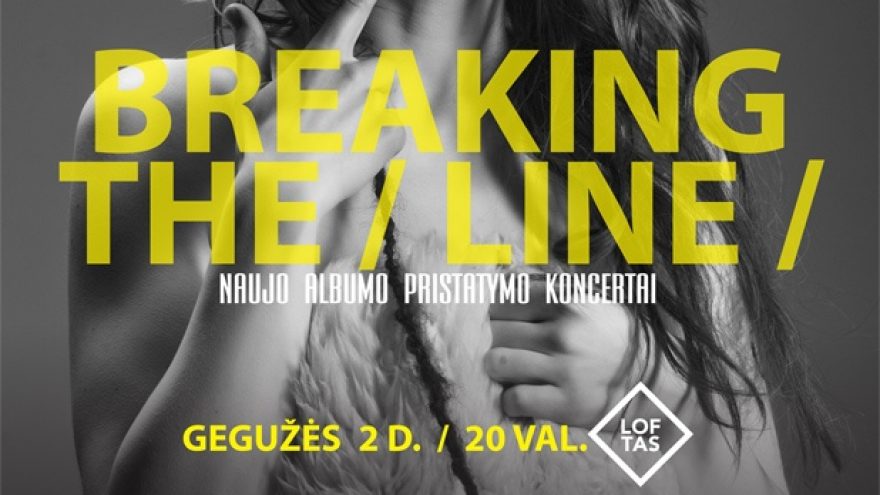 Jurgos albumo „Breaking The Line“ pristatymas Vilniuje