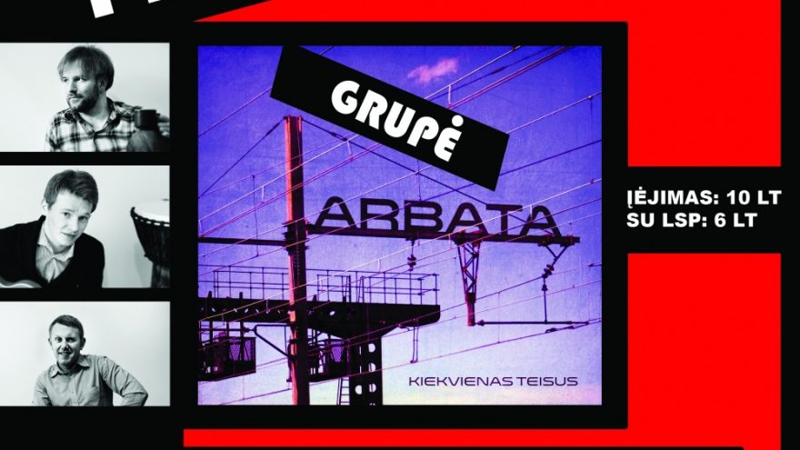 Grupė &#8220;ARBATA&#8221; KLAIPĖDOJE &#8211; naujojo albumo pristatymas!