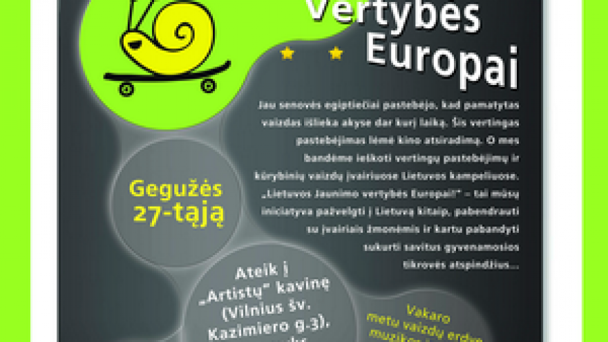 „Lietuvos Jaunimo vertybės Europai!” (NEmokamas)