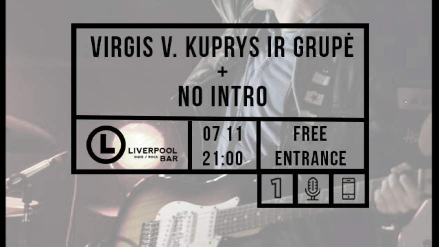LIVE | VIRGIS V. KUPRYS IR GRUPĖ su NO INTRO