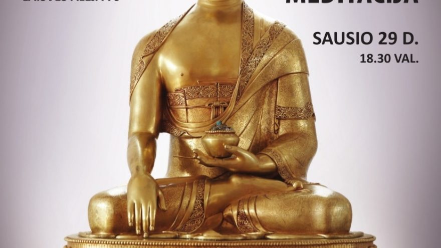 „Budistinė meditacija“ paskaita