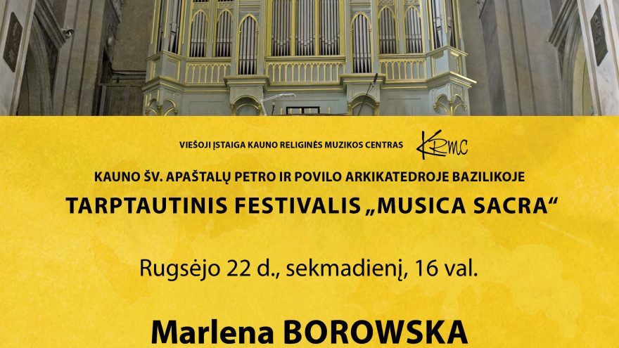 Tarptautinis festivalis &#8220;Musica sacra&#8221;