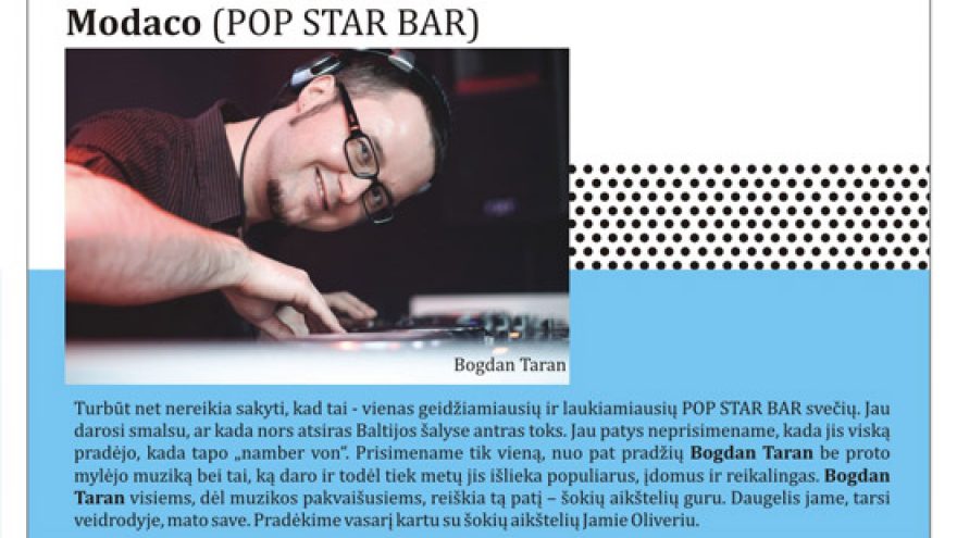 BOGDAN TARAN @ POP STAR BAR