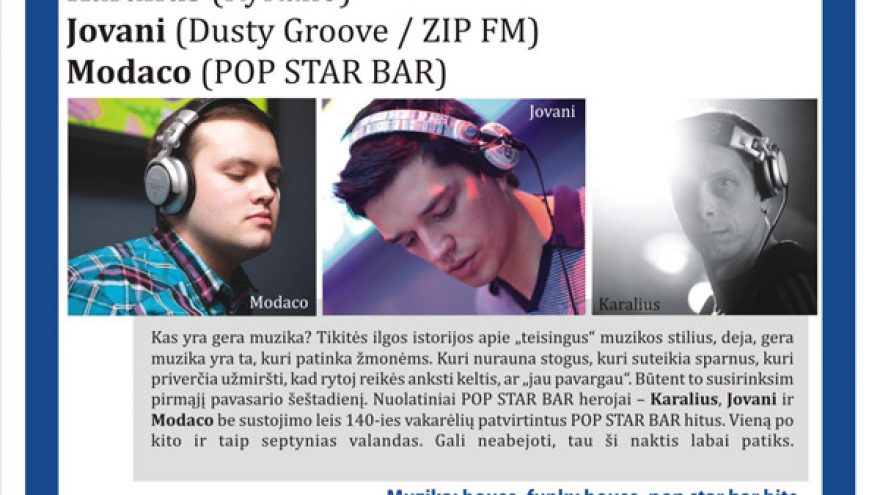 SKYY VODKA presents: POP STAR BAR HITS