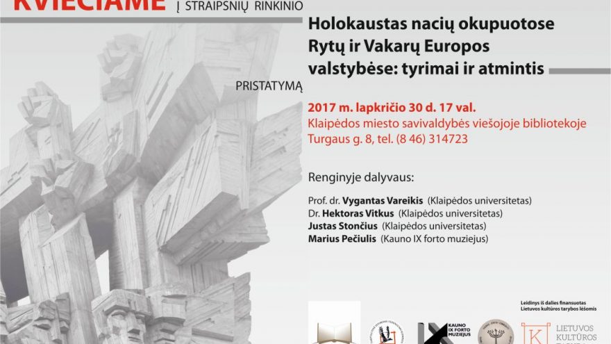 Holokaustas nacių okupuotose Rytų ir Vakarų Europos valstybėse: tyrimai ir atmintis