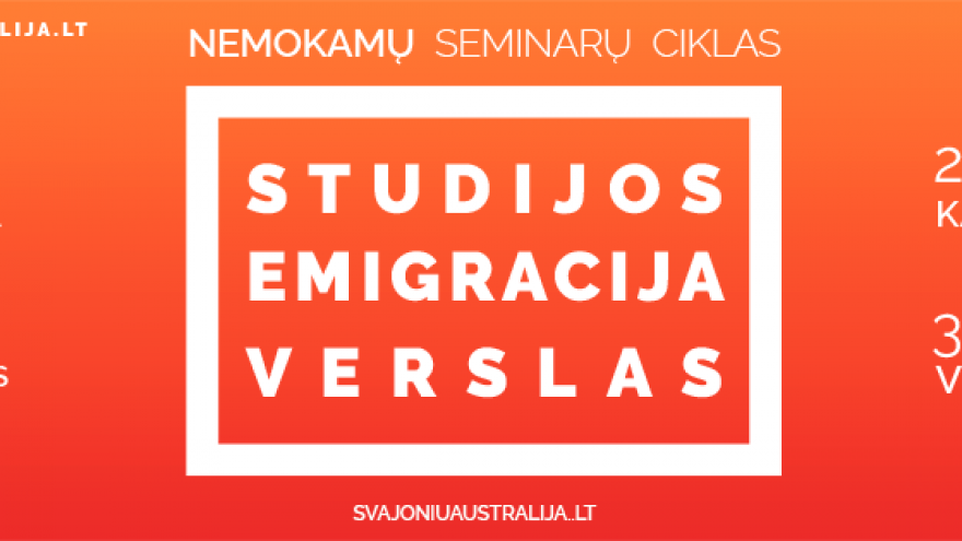 Studijos, Emigracija ir Verslas Australijoje.