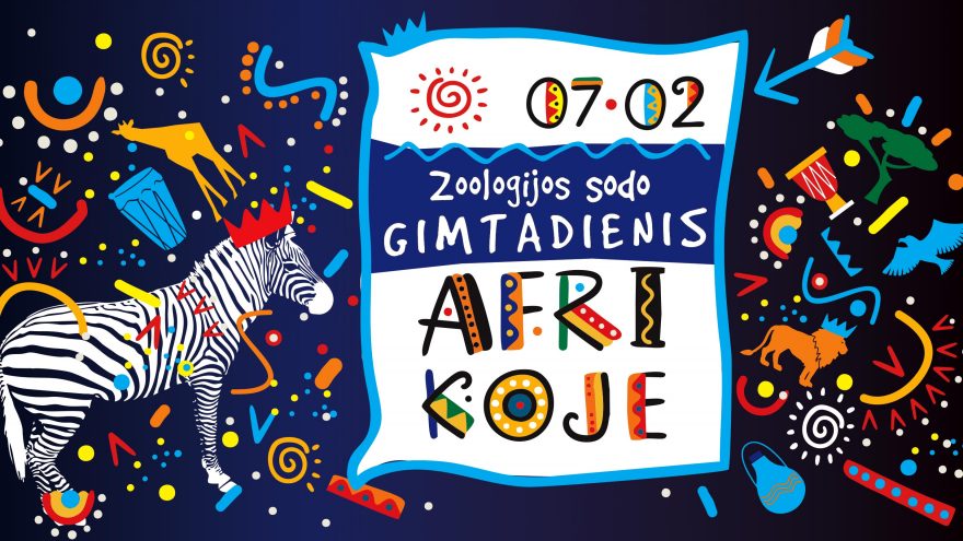 Zoologijos sodo gimtadienis Afrikoje!