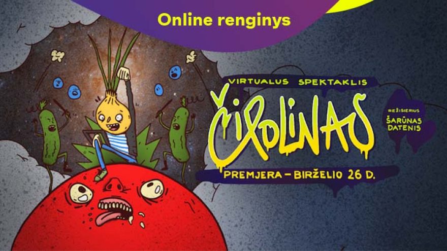Online: Vilniaus teatras LĖLĖ „Čipolinas“ online spektaklis