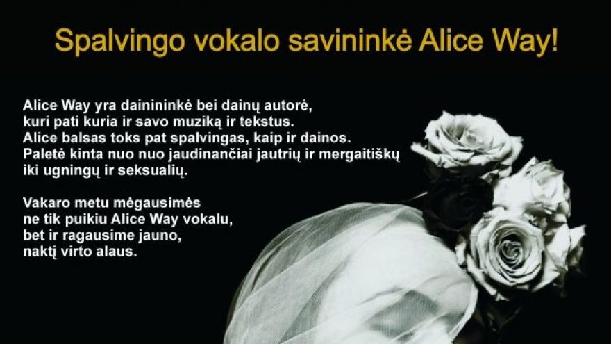 Alice Way koncertas &#8220;Avilyje&#8221;!