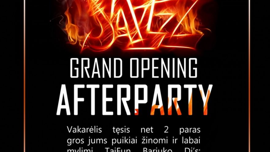 JAZZ AFTERPARTY @TAIFUN