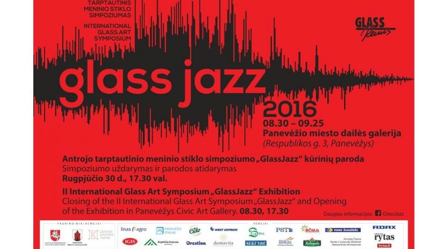 Meninio stiklo simpoziumo „GlassJazz“ paroda