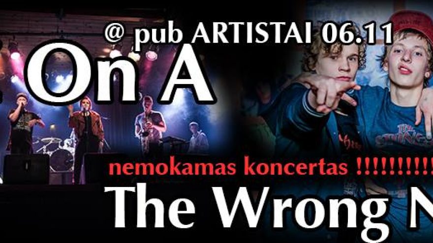 Z On A ir The Wrong Note NEMOKAMAS koncertas