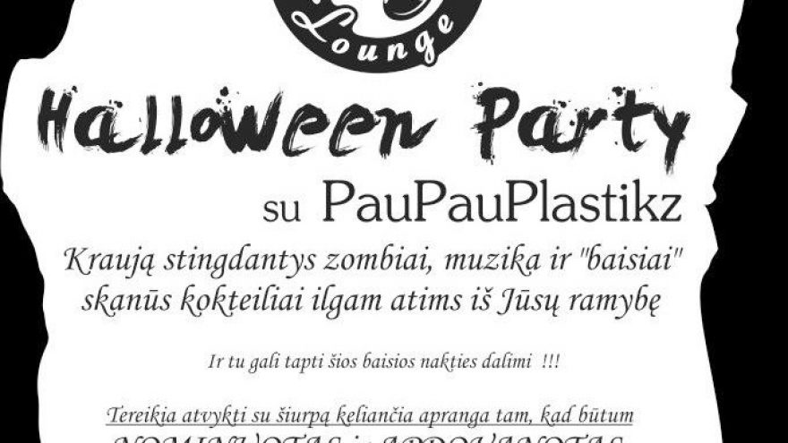 Halloween Party su PauPauPlastikz @ Brandy Lounge