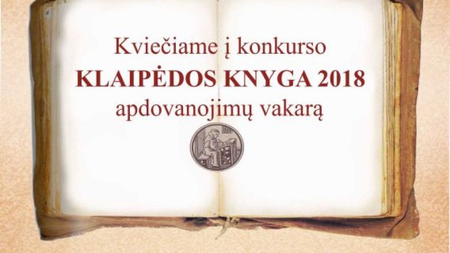 Klaipėdos knyga 2018 apdovanojimų vakaras