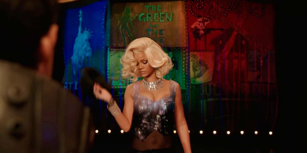 Striptizo šokėją naujame L. Bessono filme apie Valerianą suvaidinusi Rihanna paviešino įrašą iš filmavimo užkulisių