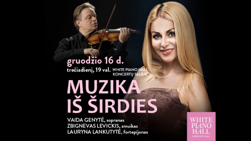 Festivalis „Muzikinės Kalėdos“. MUZIKA IŠ ŠIRDIES / Genytė / Levickis / Lankutytė