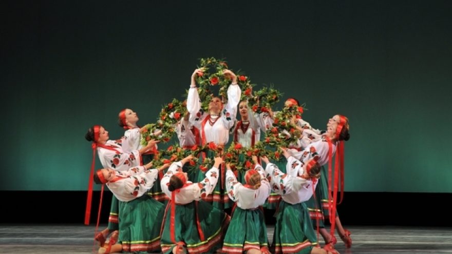 Kijevo Seržo Lifaria šokių akademijos kolektyvo koncertas