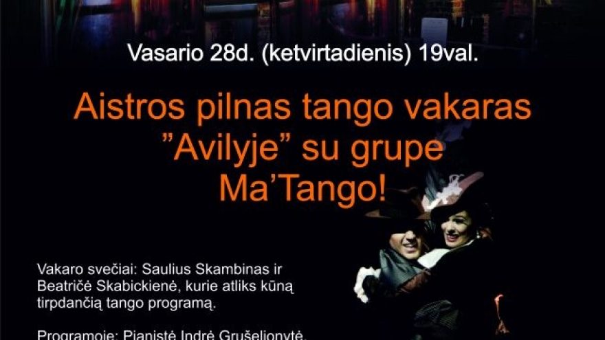 Grupė Ma`tango &#8220;Avilyje&#8221;!