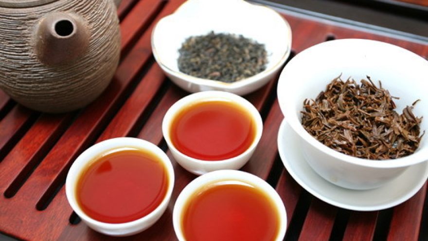 Raudonųjų kiniškų arbatų degustacija