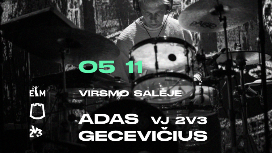 Adas Gecevičius &amp; VJ 2v3 | Audiovizualinė žaibų drumaturgija