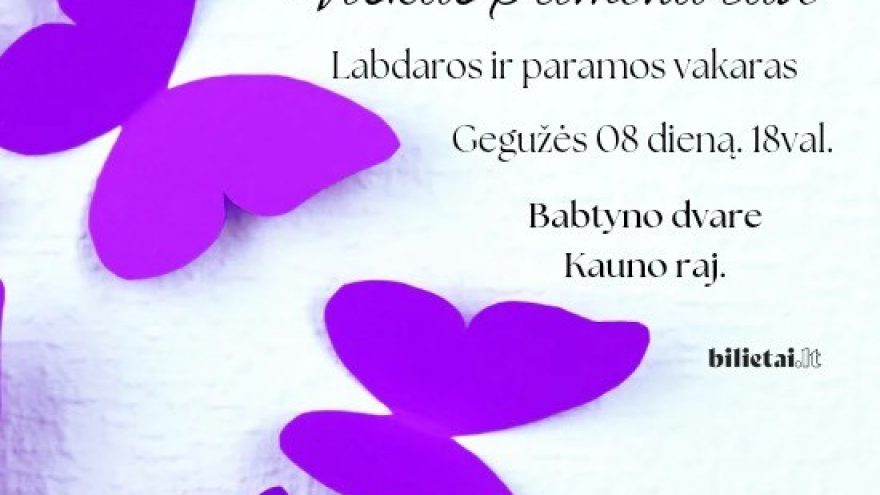 Viskas primena tave | Labdaros ir paramos vakaras