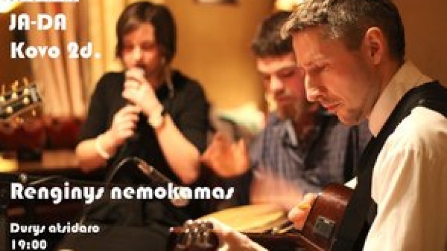 Grupės JA-DA akustinis gyvo garso koncertas