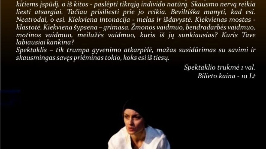 &#8220;Persona&#8221;, rež. J. Jukonytė