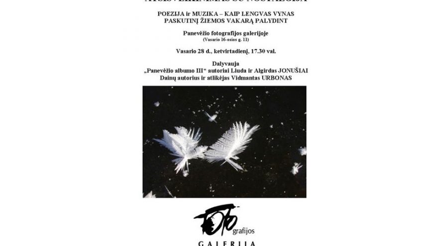 „Atsisveikinimas su nostalgija“
