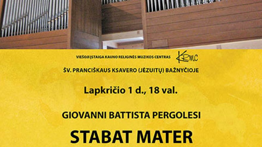 G. B. Pergolesi &#8220;Stabat mater&#8221;