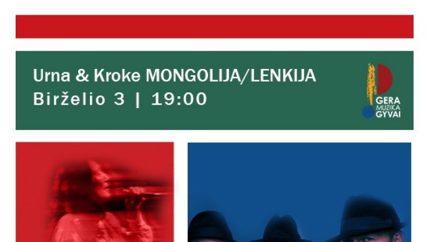 URNA IR KROKE koncertas. Festivalis Pasaulis skamba Šv. Kotrynos bažnyčioje