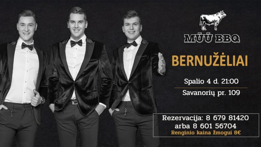 Gyvo garso koncertas su grupe „Bernužėliai&#8221; | MŪŪ BBQ