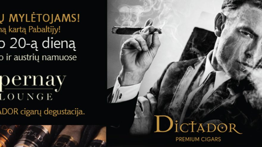 DICTADOR cigarų degustacija