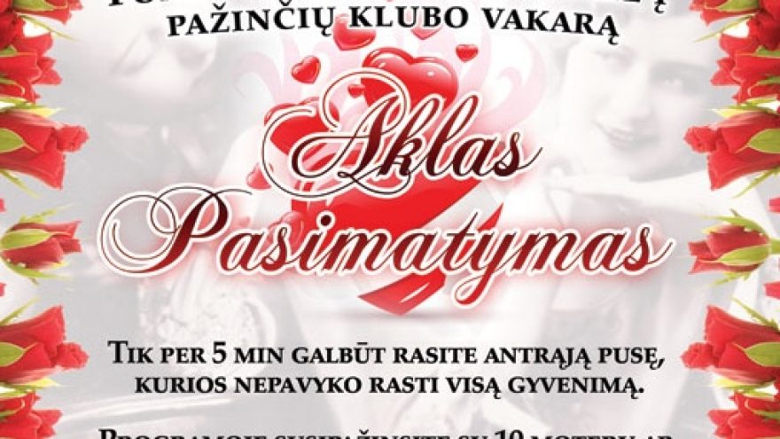 „Aklas pasimatymas&#8221;