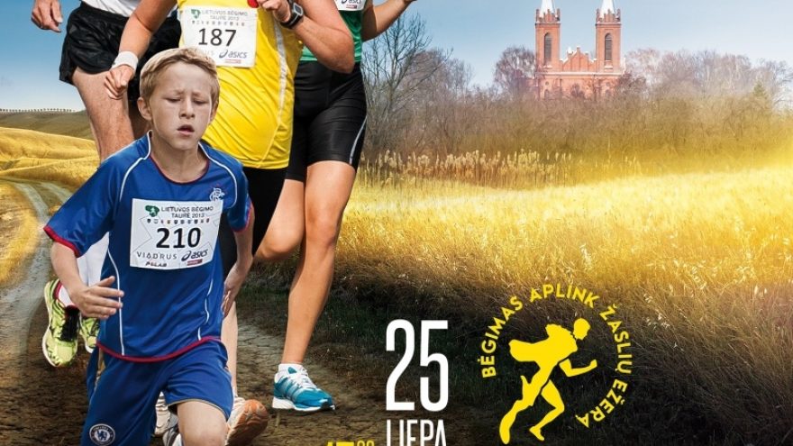 Bėgimas aplink Žaslių ežerą