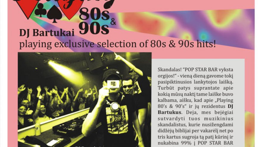 PLAYING 80’s &#038; 90’s