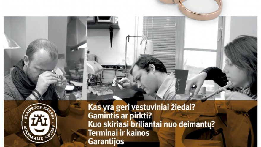 Diena su auksakaliais: vestuviniai ir sužadėtuvių žiedai