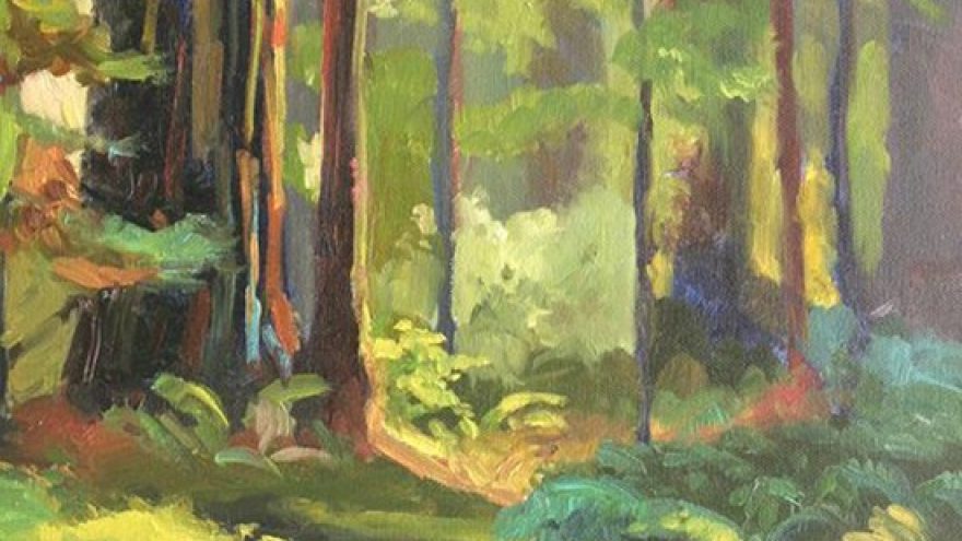 Tapybos vakaras: Miško takas