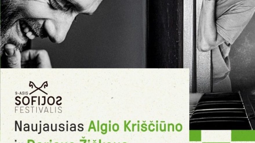 Sekmadienio koncertas: Naujausias Algio Kriščiūno ir Dariaus Žičkaus muzikinis-literatūrinis-vizualinis projektas &#8221;100 minučių ramybės&#8221;