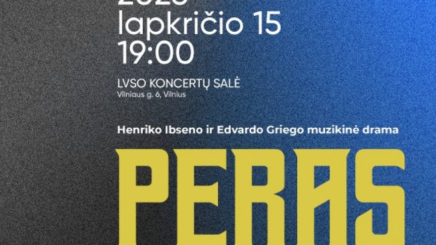 Muzikinė drama PERAS GIUNTAS