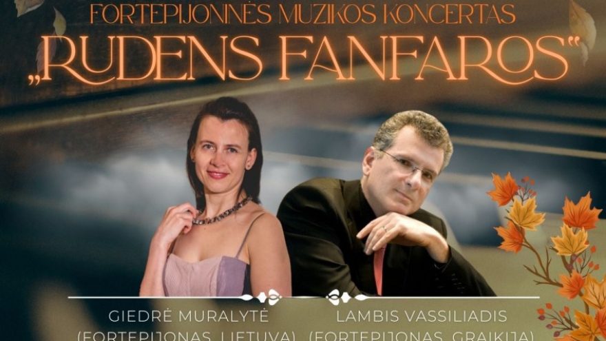 Fortepijoninės muzikos koncertas &#8221;Rudens fanfaros&#8221;