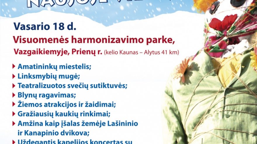 Užgavėnių šventė Visuomenės harmonizavimo parke