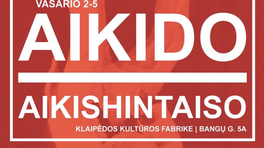 Jean-François Corbet AIKIDO UŽSIĖMIMAI!