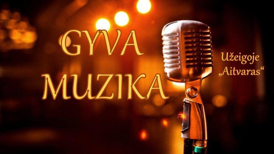 GYVOS MUZIKOS VAKARAI kiekvieną šeštadienį nuo spalio 7d.