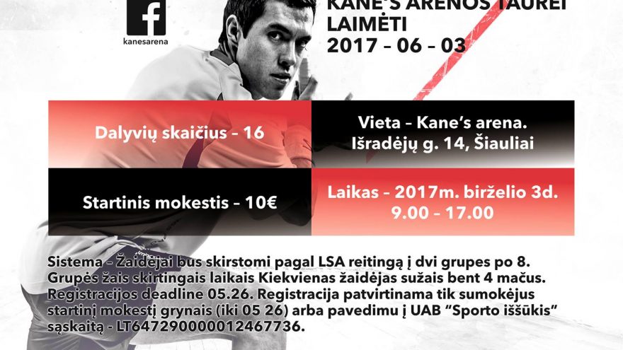 Šiauliai Squash Open Reitinginis Turnyras